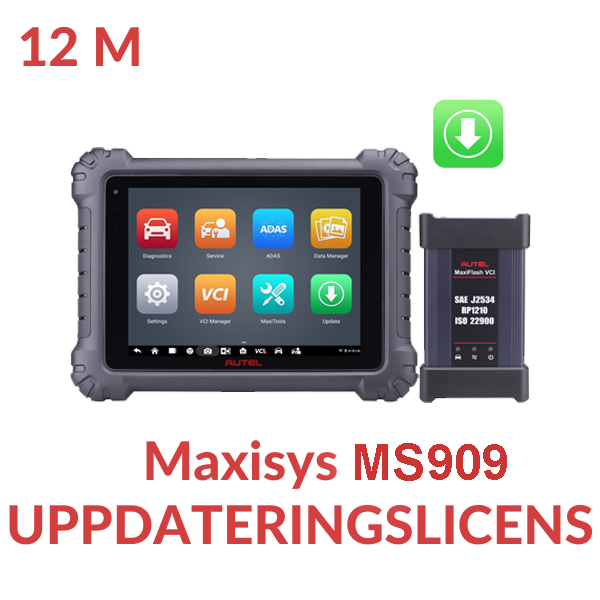 Uppdateringslicens Maxisys MS909