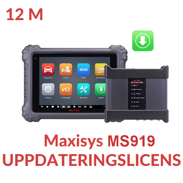 Uppdateringslicens Maxisys MS919